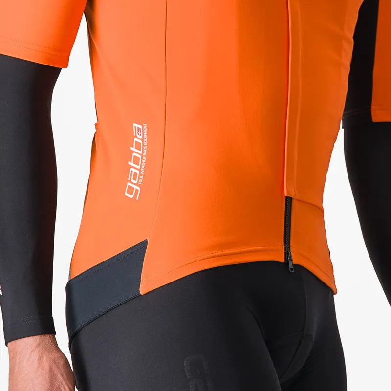 Castelli Gabba Ro S 2 Jacket Men's Red Orange/Dark Gray