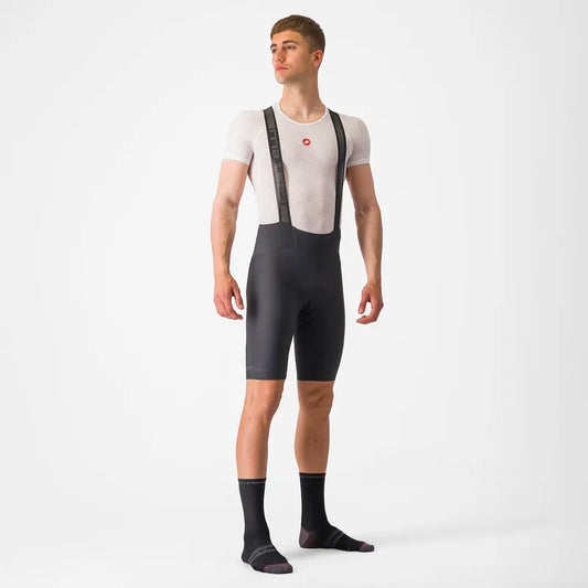 Castelli Espresso Bibshort Men's Dark Gray