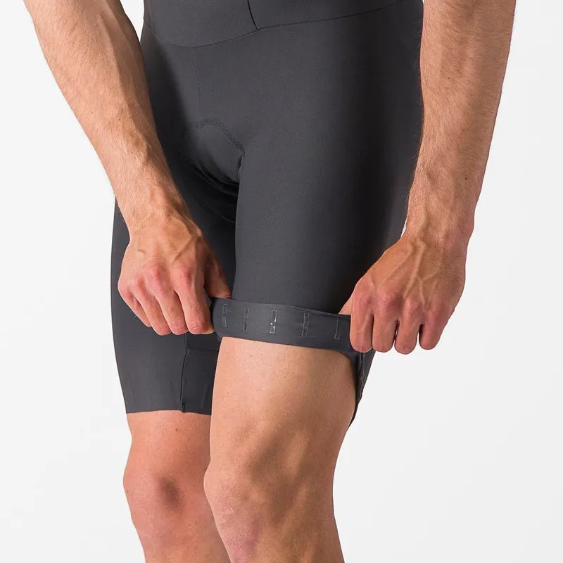 Castelli Espresso Bibshort Men's Dark Gray