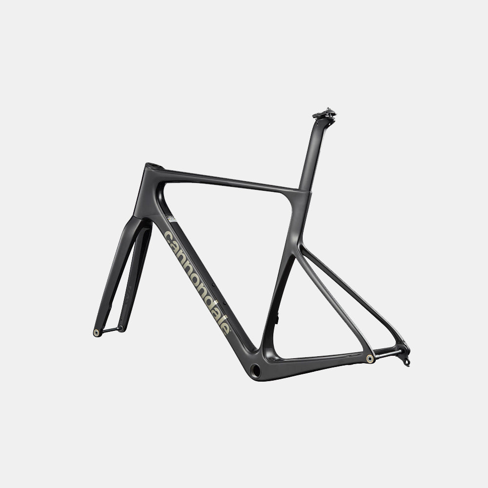 Cannondale SuperSix EVO Hi-MOD Gen 5 Frameset Jet Black W/ Raw Carbon and Smoked Chrome