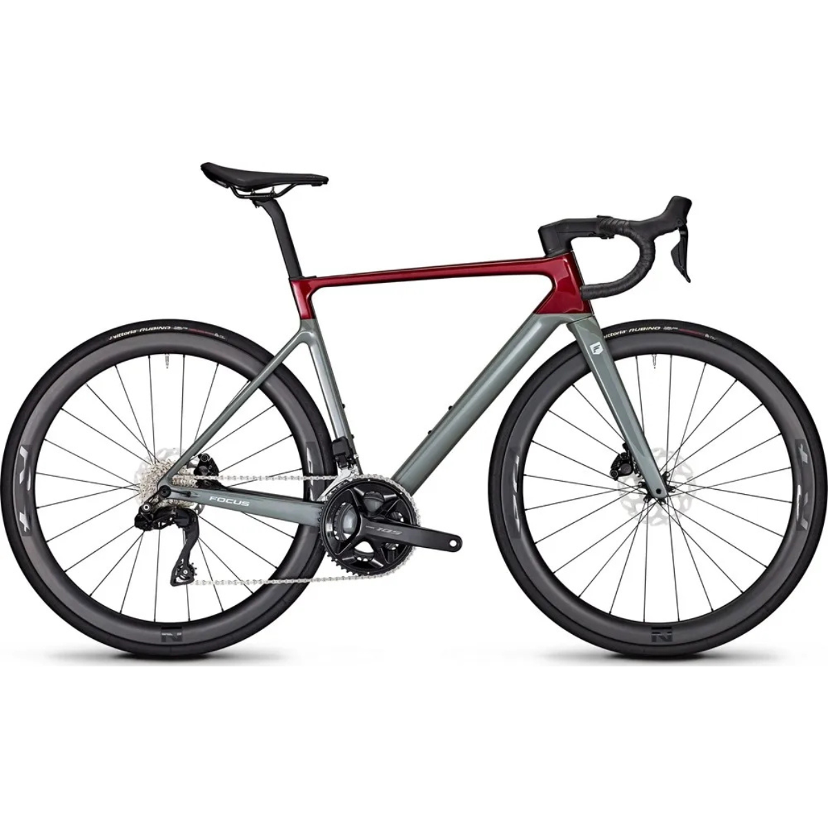 Focus IZALCO MAX DISC 8.9 105 Di2 Road Bike - Mahagony Red/Slategrey