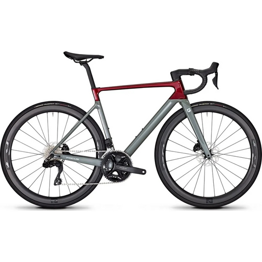 Focus IZALCO MAX DISC 8.9 105 Di2 Road Bike - Mahagony Red/Slategrey