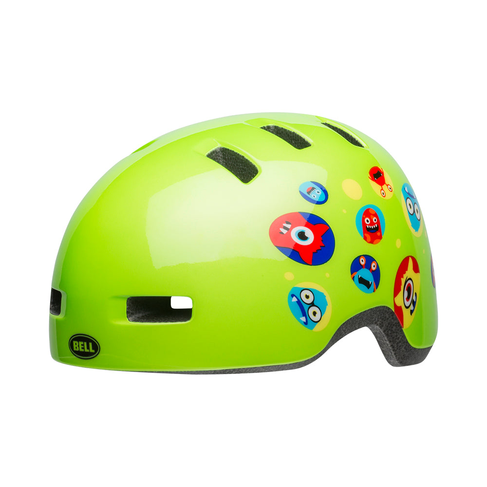 Bell Helmet Lil Ripper Child UC - Monsters Gloss Green