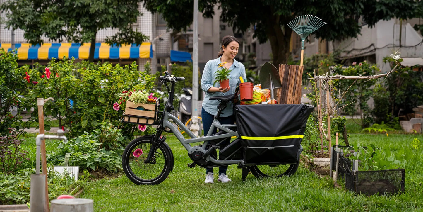 Tern GSD S10 Bosch Cargo Electric Bike - Gloss Tabasco/ Dark Grey