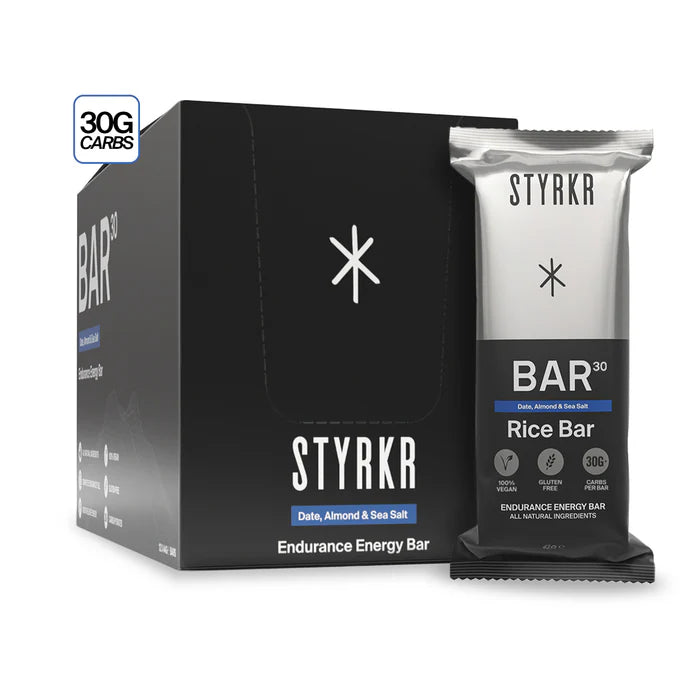 Styrkr BAR30 Energy Date, Almond & Sea Salt - Box of 12