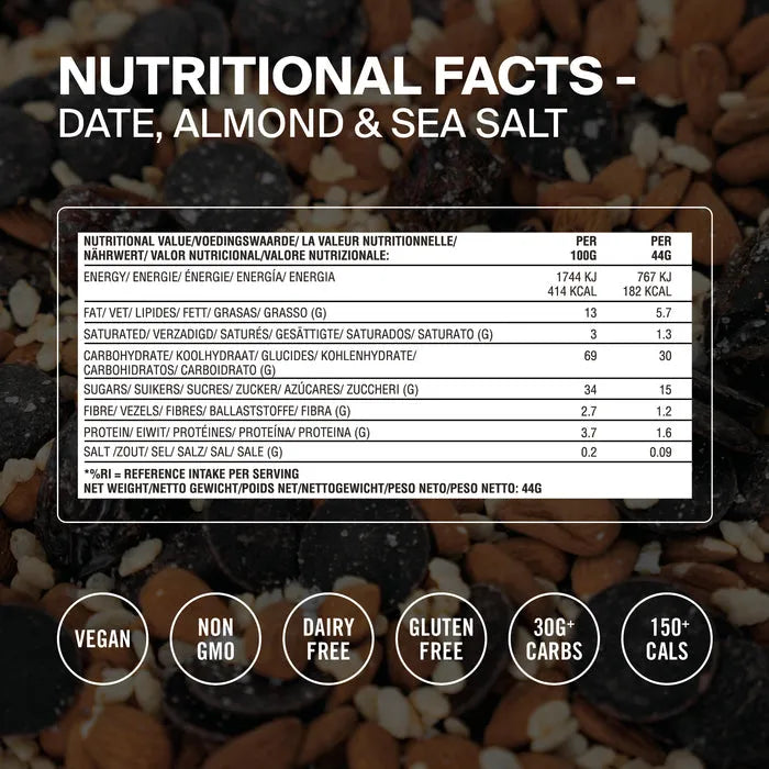 Styrkr BAR30 Energy Date, Almond & Sea Salt - Box of 12