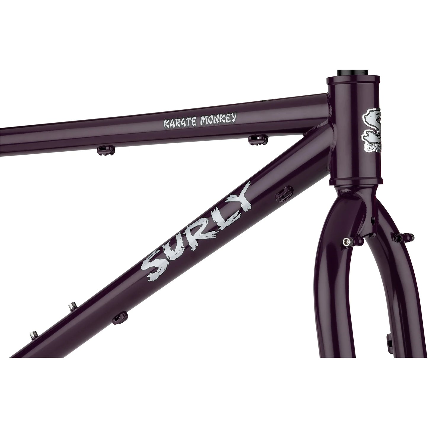 Surly Karate Monkey Frameset - Medium - Eggplant