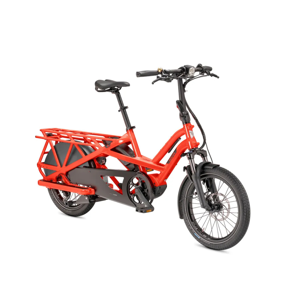 Tern GSD S10 Bosch Cargo Electric Bike - Gloss Tabasco/ Dark Grey