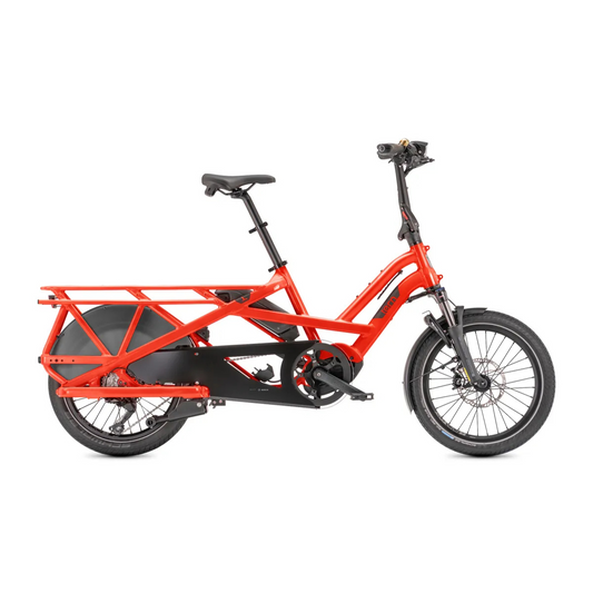 Tern GSD S10 Bosch Cargo Electric Bike - Gloss Tabasco/ Dark Grey