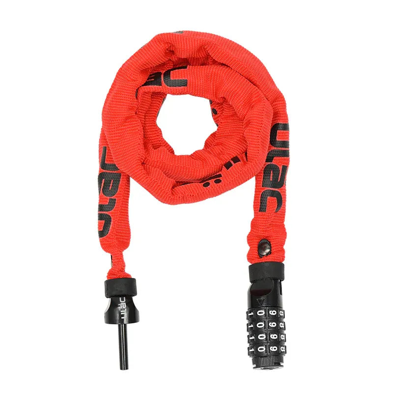 Ulac Lock 52nd St Chain Hardened Steel Combo - 4mm x 120cm