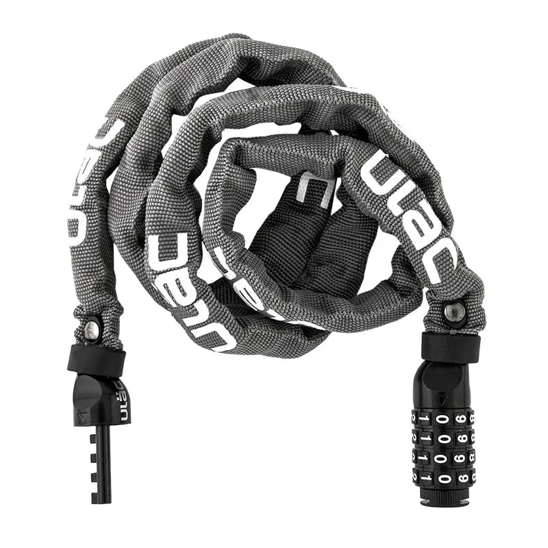 Ulac Lock 52nd St Chain Hardened Steel Combo - 4mm x 120cm