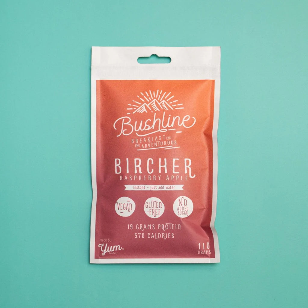 110G Sachet YUM Bushline Bircher Raspberry Apple