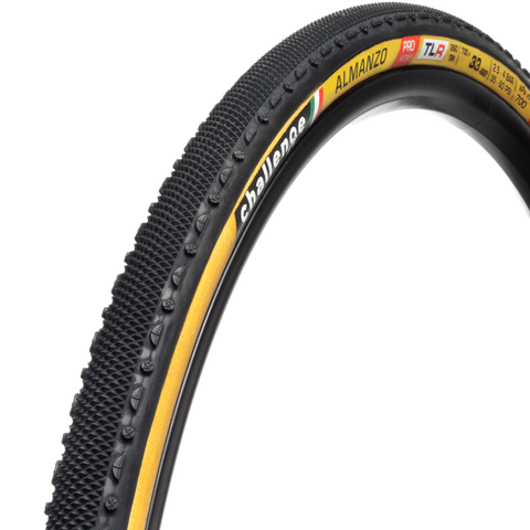 Challenge ALMANZO Gravel HCL Clincher 700c 33mm Black/Tan