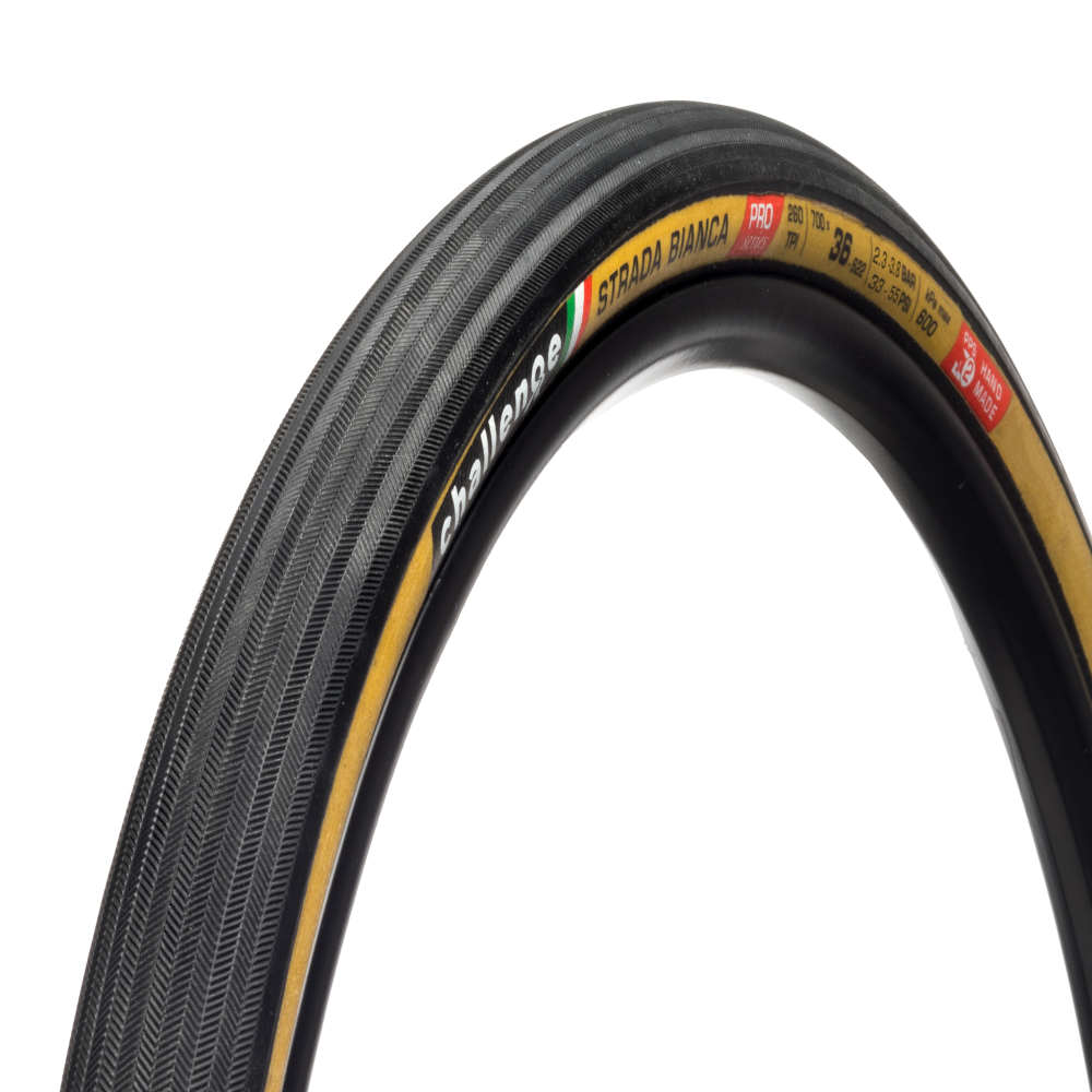 Challenge Strada Bianca Gravel HCL Clincher 700c 36mm Black/Tan