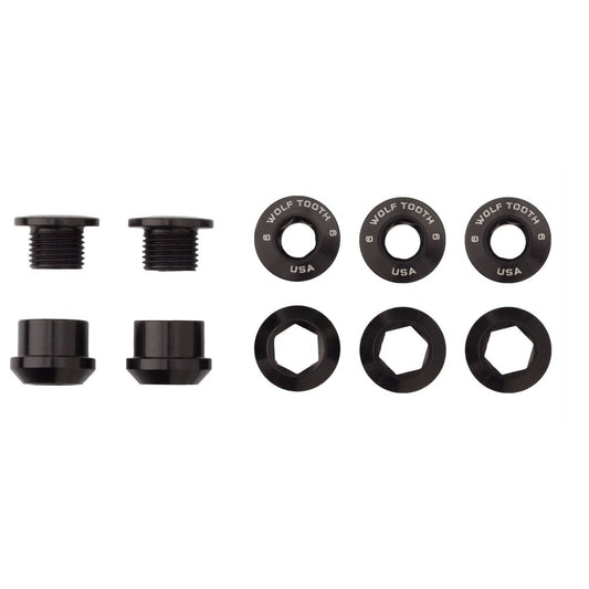 6MM CHAINRING BOLTS FOR 1X - 5PCS