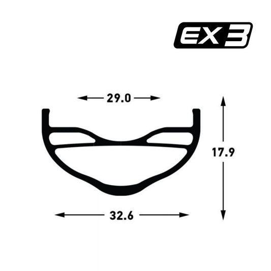 STAN'S FLOW EX3 ALLOY RIM