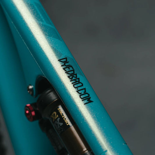 DYEDBRO MTB FRAME PROTECTION - CLEAR GLITTER