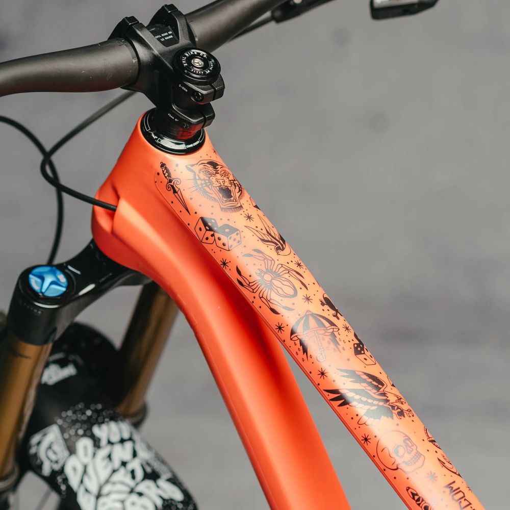 DYEDBRO MTB FRAME PROTECTION - OLD SCHOOL TATTOO