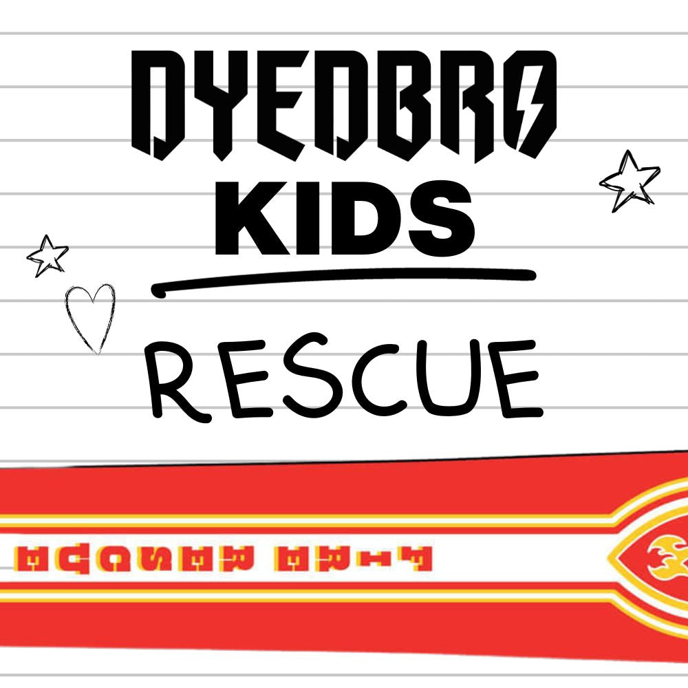 DYEDBRO KIDS FRAME PROTECTION - FIRE RESCUE PATTERN