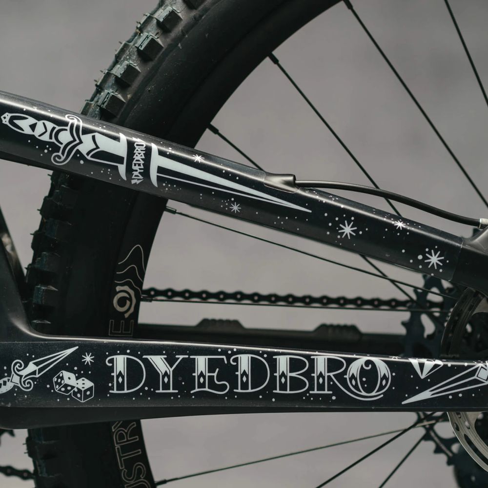 DYEDBRO MTB FRAME PROTECTION - OLD SCHOOL TATTOO