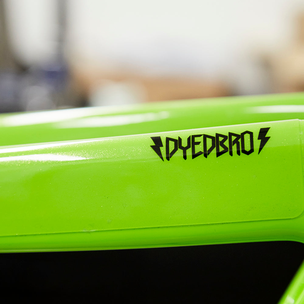 DYEDBRO MTB FRAME PROTECTION - CLEAR GLITTER