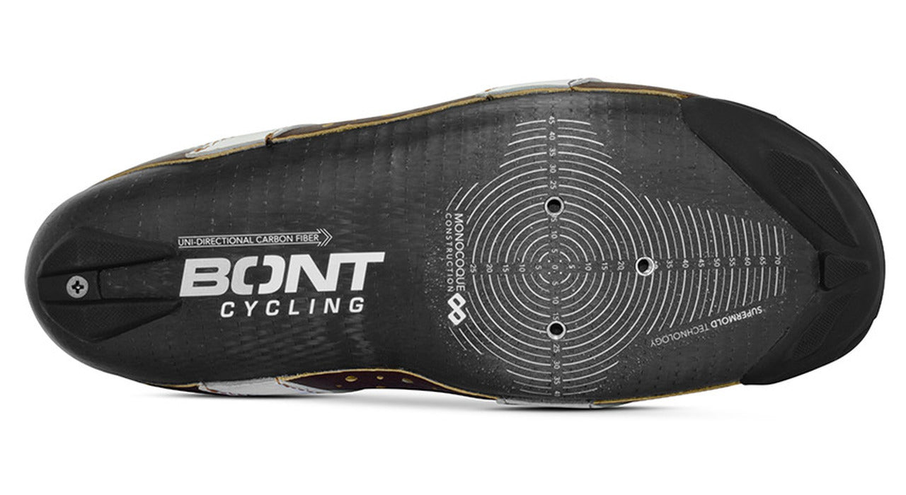 Bont Road Shoes Vaypor Brown/White Stripes