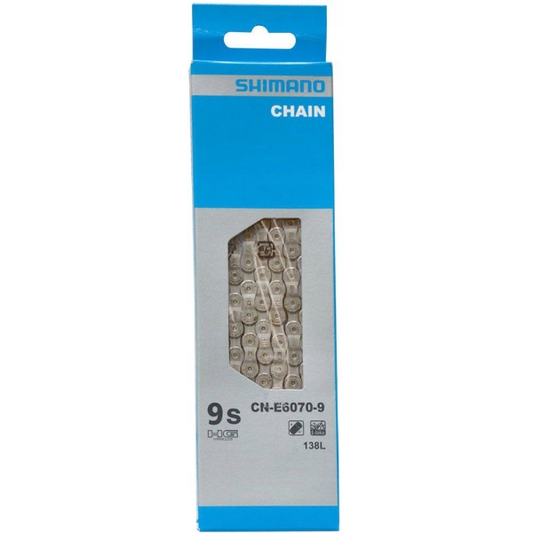 Shimano CN-E6070 Chain 9 Speed E Bike Specific 138 Links