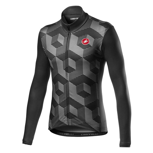 Castelli Jersey Cubi FZ Vortex Grey Large