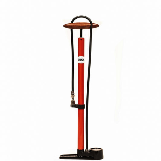 Silca Floor Pump Pista Red 220psi