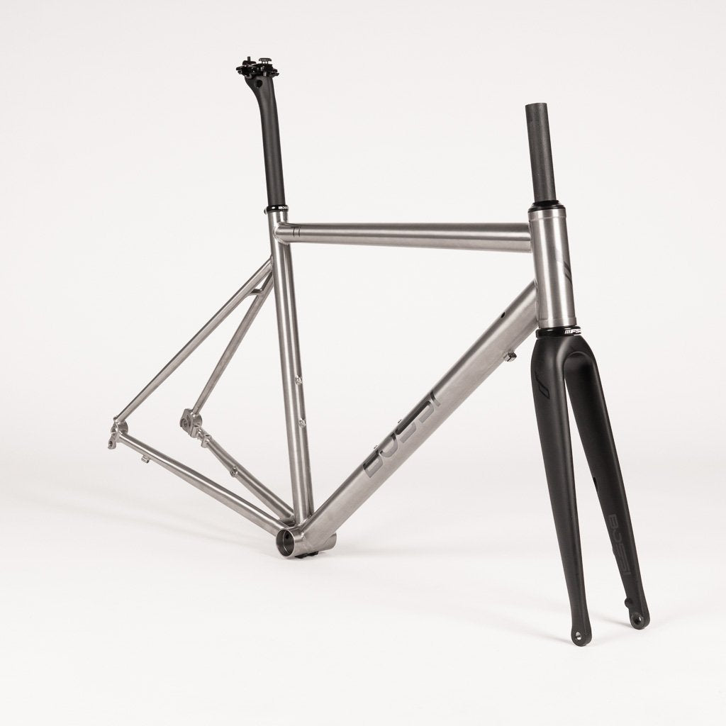 Strada Ss Titanium Vs Carbon Road Bike Bossi Strada Classic Ti