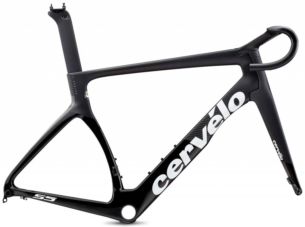 2020 Cervelo Frameset S5 Disc Black/Graphite/White