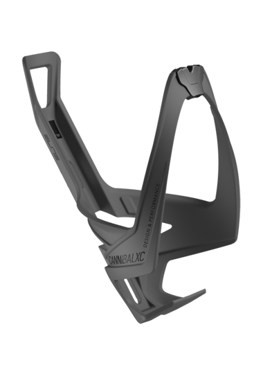 Elite Cannibal XC Bottle Cage Black Soft Touch