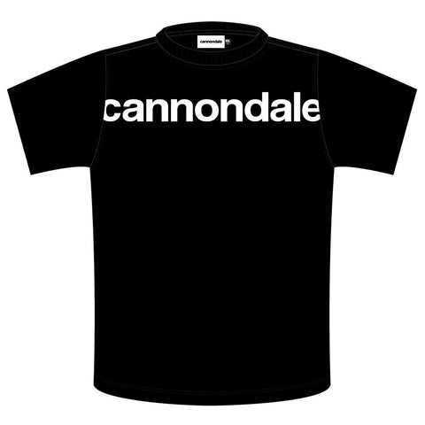 Cannondale Tee Shirt Black Oversize Logo