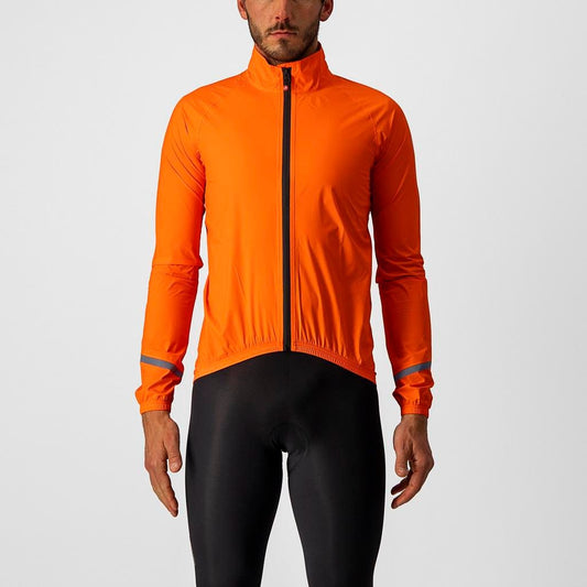 Castelli Emergency 2 Rain Jacket Men's - Brilliant Orange