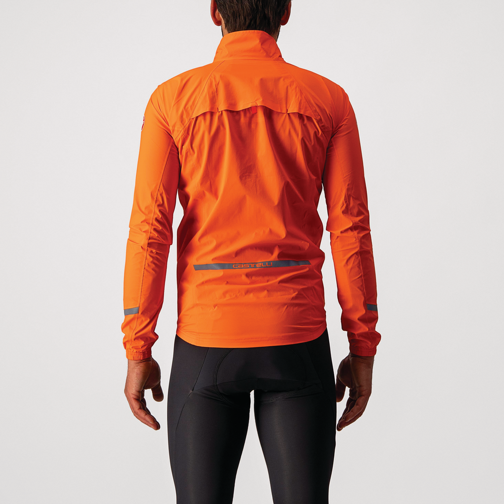 Castelli Emergency 2 Rain Jacket Men's - Brilliant Orange