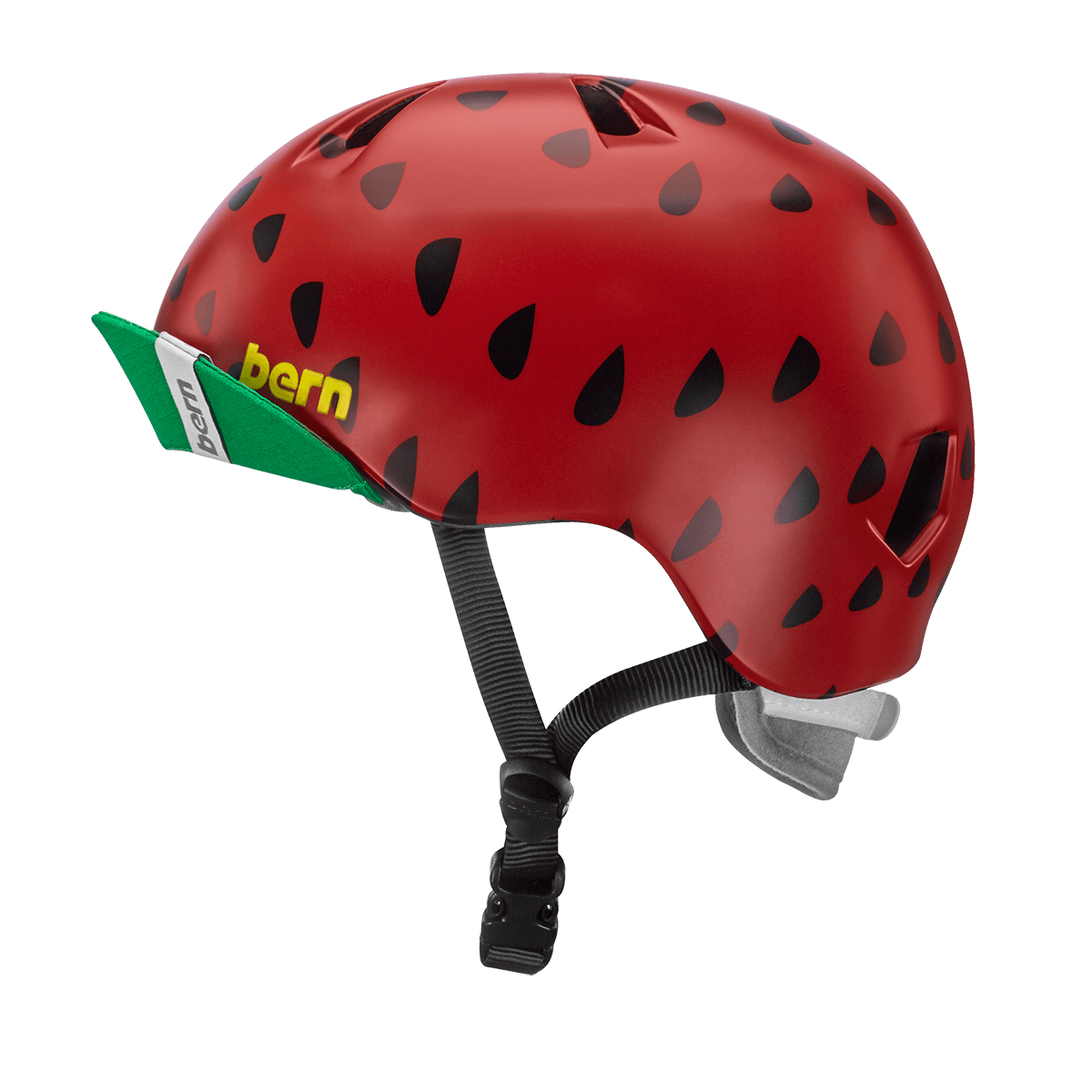 Bern Nina Satin Red Strawberry w Flip Visor Rouleur Cycles