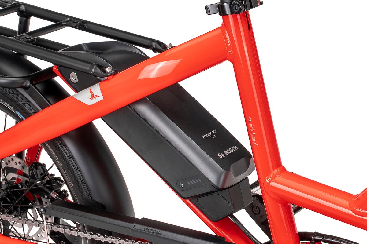 Tern E-Bike Quick Haul D8 20" - Tabasco/Silver